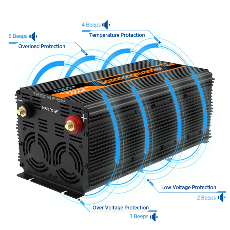 Changi 3000W DC 12V AC 220V 230V modified sine wave power inverter