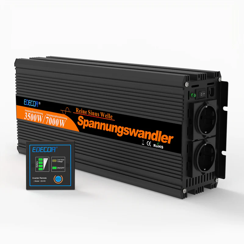 Cashwise Convertitore di Alimentazione da 12 V/24 V CC a 220 V CA Adattatore per Caricabatterie per Auto, Carica Il Tuo Laptop, telefoni cellulari, Console e Altro,7000W-12V/24V Cashwise Convertitore di Alimentazione da 12 V/24 V CC a 220 V CA Adattatore per Caricabatterie per Auto, Carica Il Tuo Laptop, telefoni cellulari, Console e Altro,7000W-12V/24V