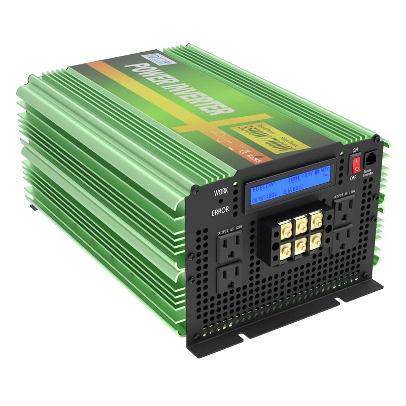 Changi 3500W/7000W DC 12V/24V AC 110V 120V pure sine wave power inverter
