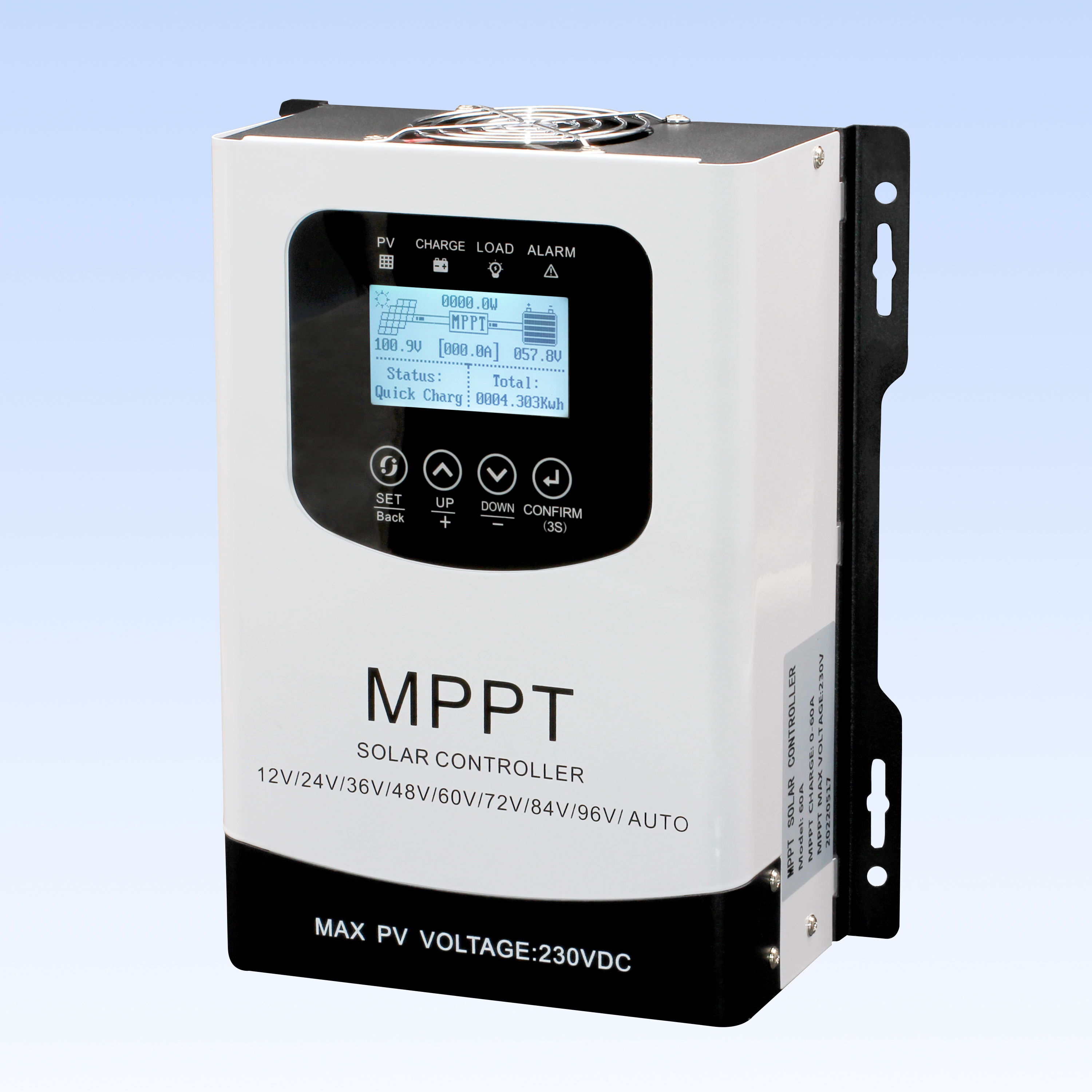 Régulateur Solaire MPPT 100A - 12V/24V/36V/48V AUTO - Contrôleur De Charge Avec USB - Neuf